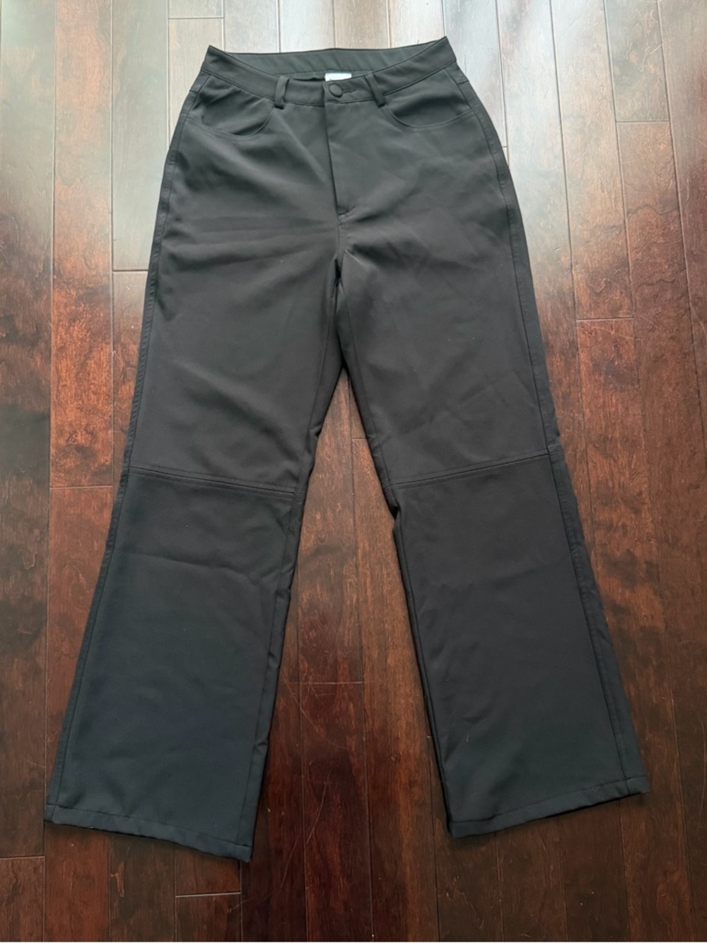 Princess Polly Women’s Black Slacks Size 4 Pants Wide Leg High Rise Work office